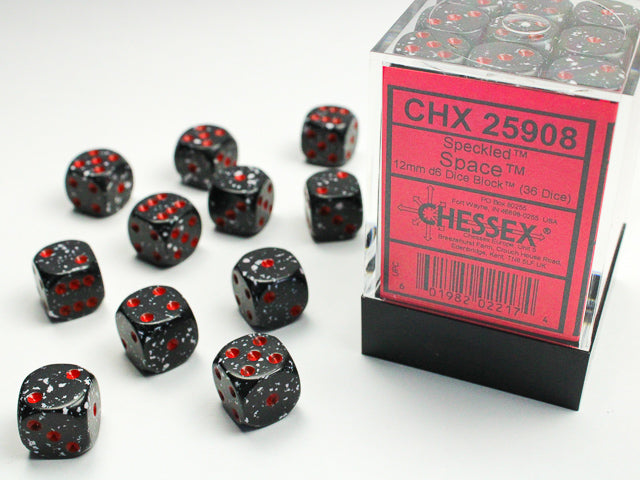 Speckled® 12mm d6 Space™ Dice Block™ 36 dice
