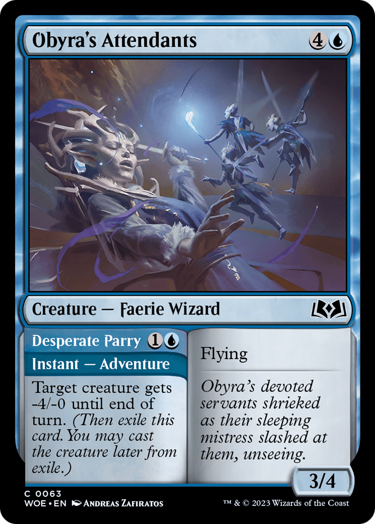 Obyra's Attendants (WOE-063) - Wilds of Eldraine Foil