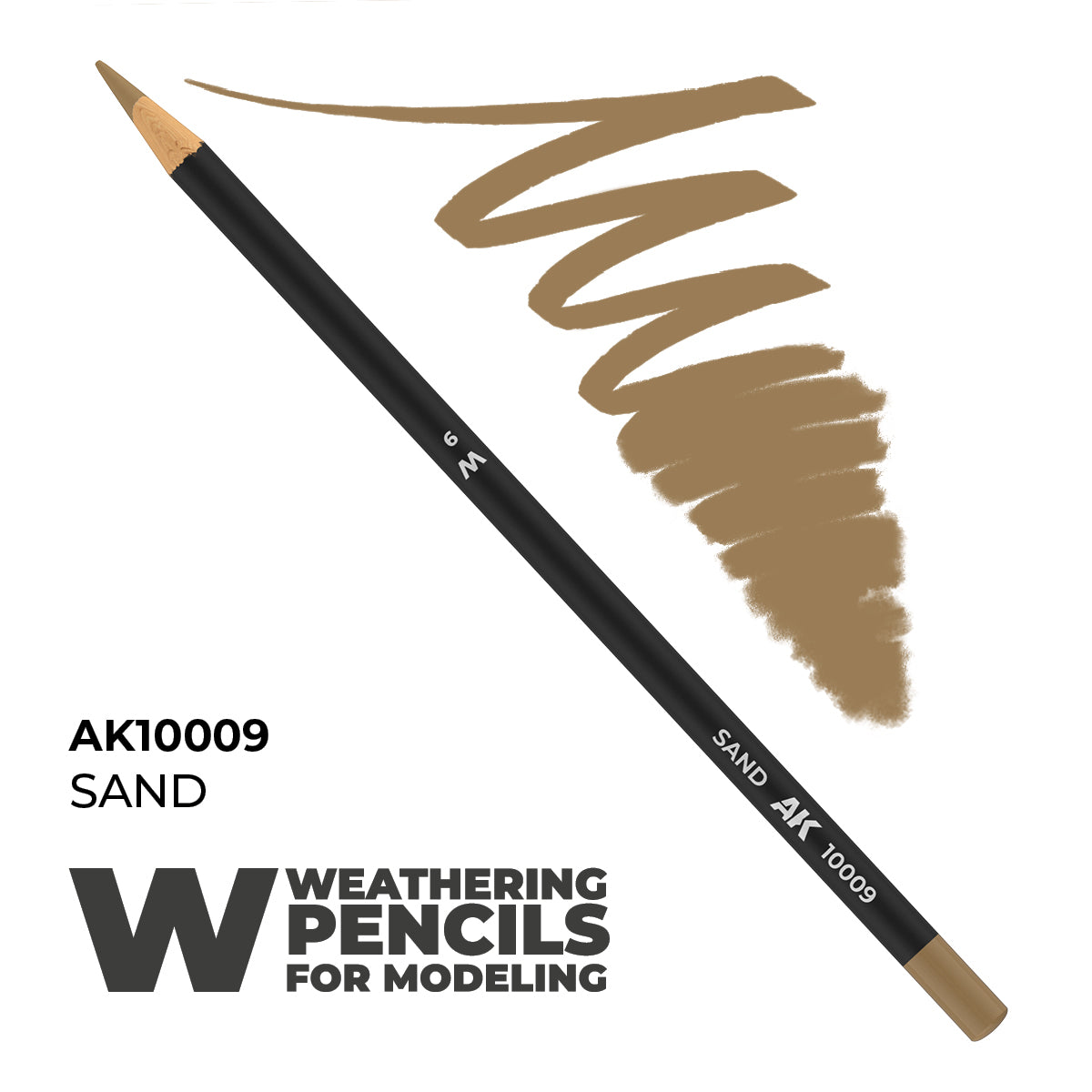 AK Interactive Weathering Pencil - Sand (Box - 5 Units)