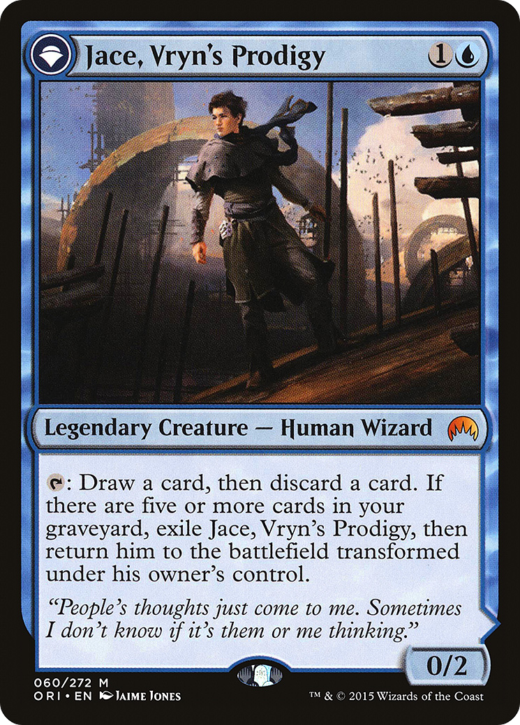 Jace, Vryn's Prodigy (ORI-060) - Magic Origins: (originpwdfc) Foil