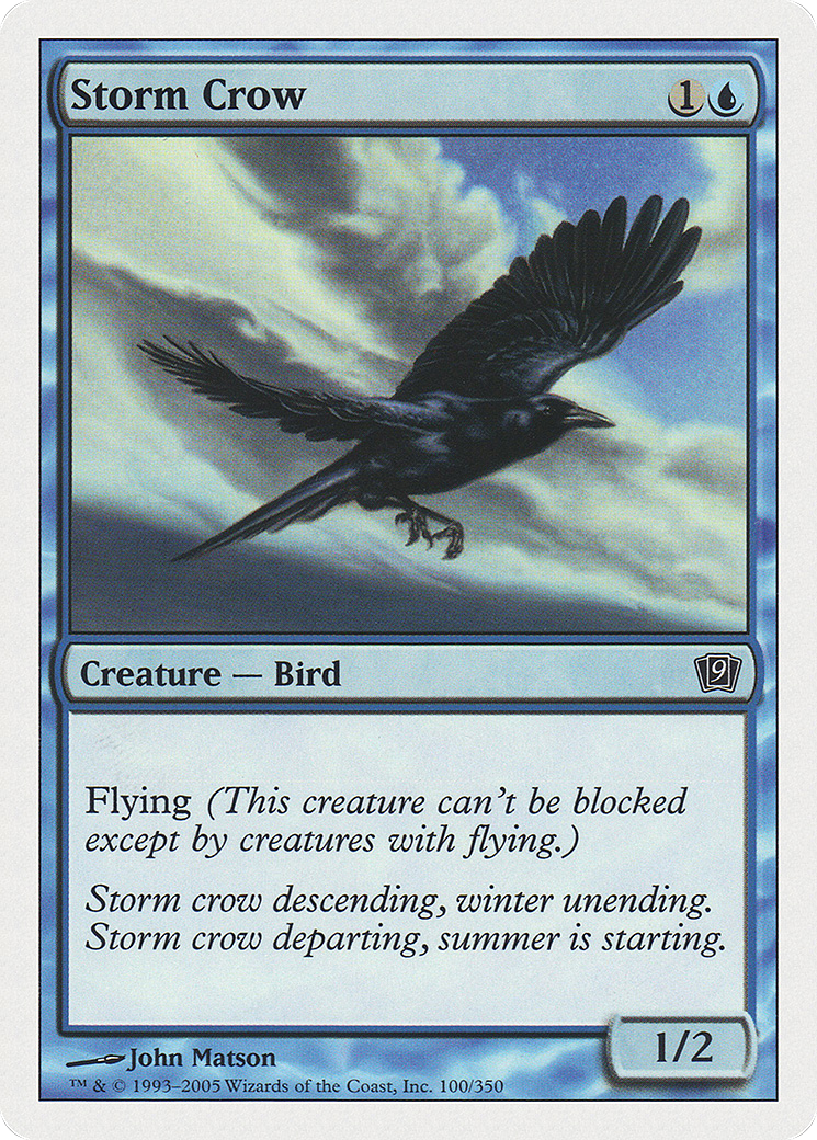 Storm Crow (9ED-100) - 9th Edition Foil