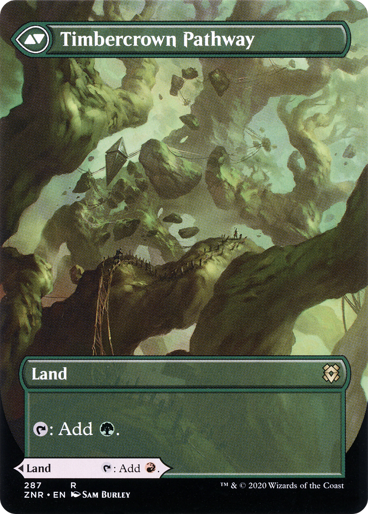 Cragcrown Pathway (Borderless) (ZNR-287) - Zendikar Rising: (Showcase)