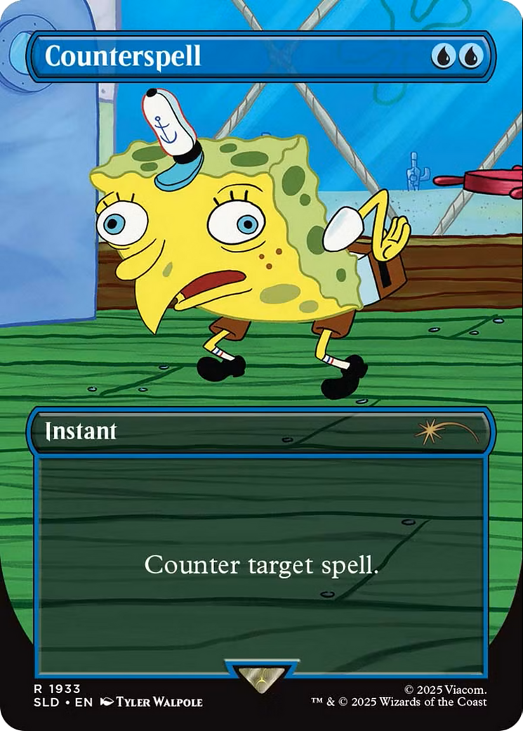 Counterspell (SLD-1933) - Secret Lair Drop (Borderless)