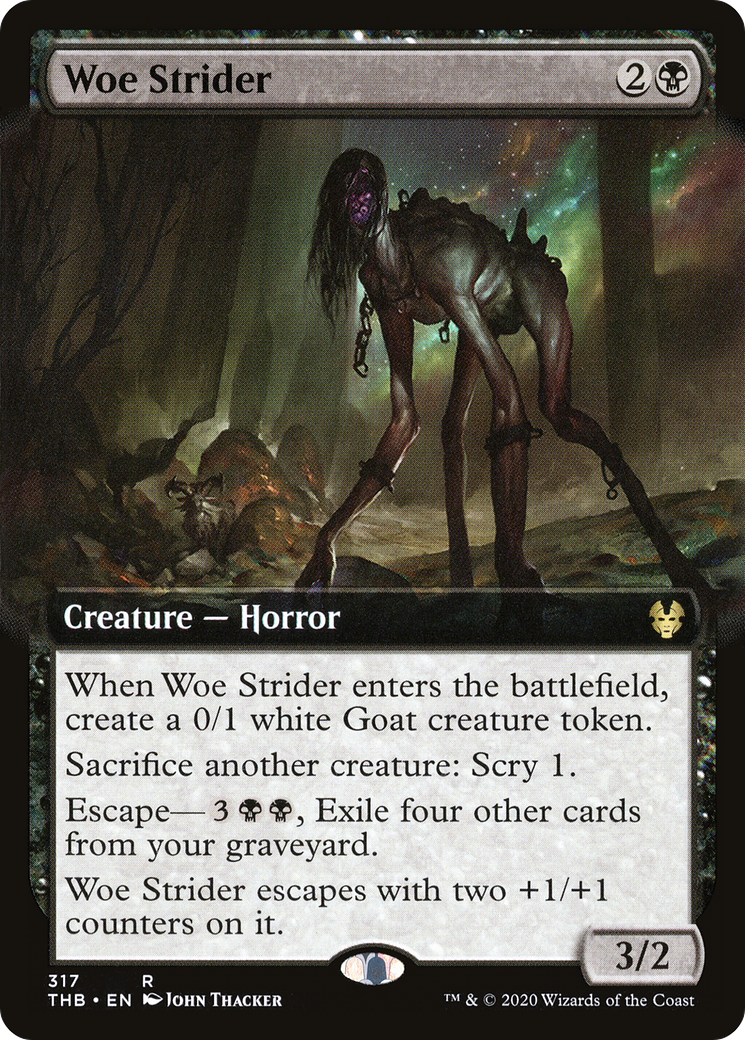 Woe Strider (Extended Art) (THB-317) - Theros Beyond Death: (Extended Art) Foil