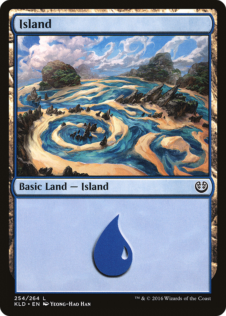 Island (254) (KLD-254) - Kaladesh Foil