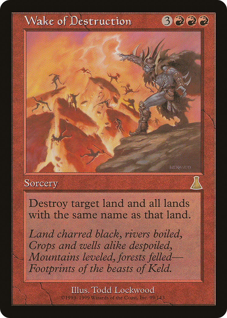 Wake of Destruction (UDS-099) - Urza's Destiny Foil