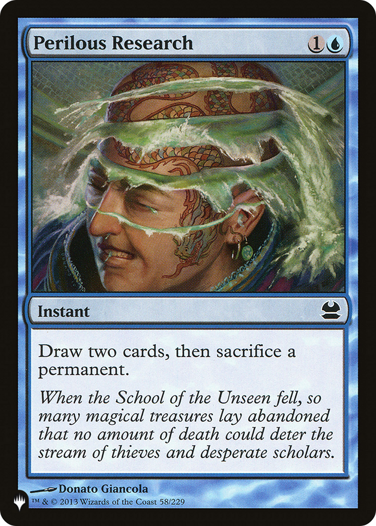 Perilous Research (LIST-58/229) - The List