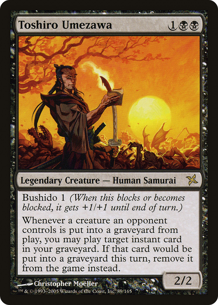 Toshiro Umezawa (BOK-089) - Betrayers of Kamigawa Foil