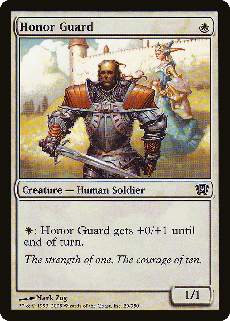 Honor Guard (9ED-020) - 9th Edition