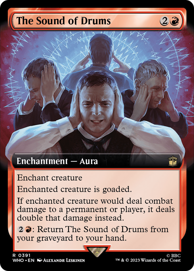 The Sound of Drums (Extended Art) (WHO-391) - Doctor Who: (Extended Art) Foil