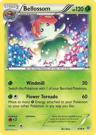 Bellossom 004/98 XY Ancient Origins - Uncommon