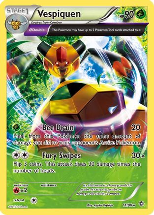 Vespiquen (11) 011 - Reverse Holofoil XY Ancient Origins - Rare