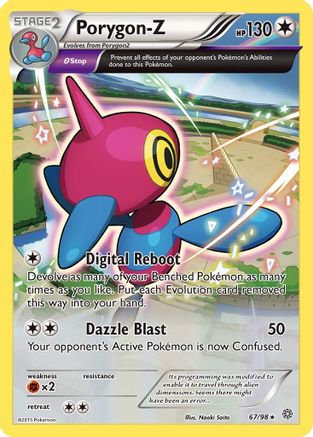 Porygon 067 - Holofoil XY Ancient Origins - Holo Rare