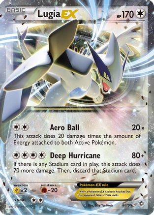 Lugia EX 068/98 - Holofoil XY Ancient Origins - Ultra Rare