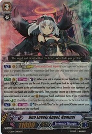 Duo Lovely Angel, Nemuel (RR Foil) (G-CB01/014EN) - G-CB01: Academy of Divas