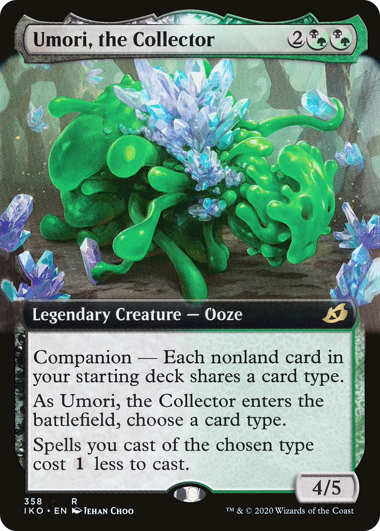 Umori, the Collector (Extended Art) (IKO-358) - Ikoria: Lair of Behemoths: (companion, Extended Art)