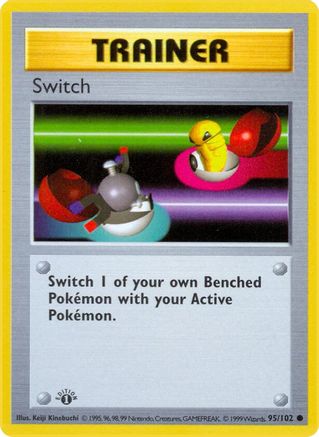 Switch 095 - Unlimited Base Set Shadowless - Common