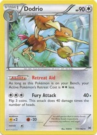 Dodrio 117/162 XY BREAKthrough - Rare