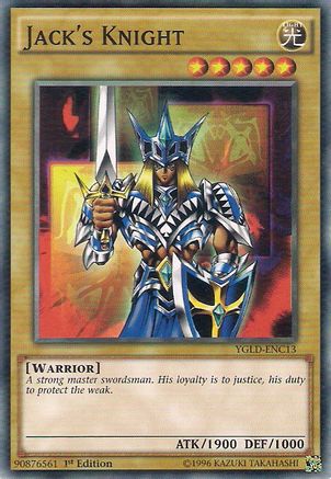 Jack's Knight (C) (YGLD-ENC13) - King of Games: Yugi's Legendary Decks 1st Edition