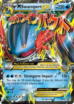 M Swampert EX XY87 - Holofoil XY Promos - Promo