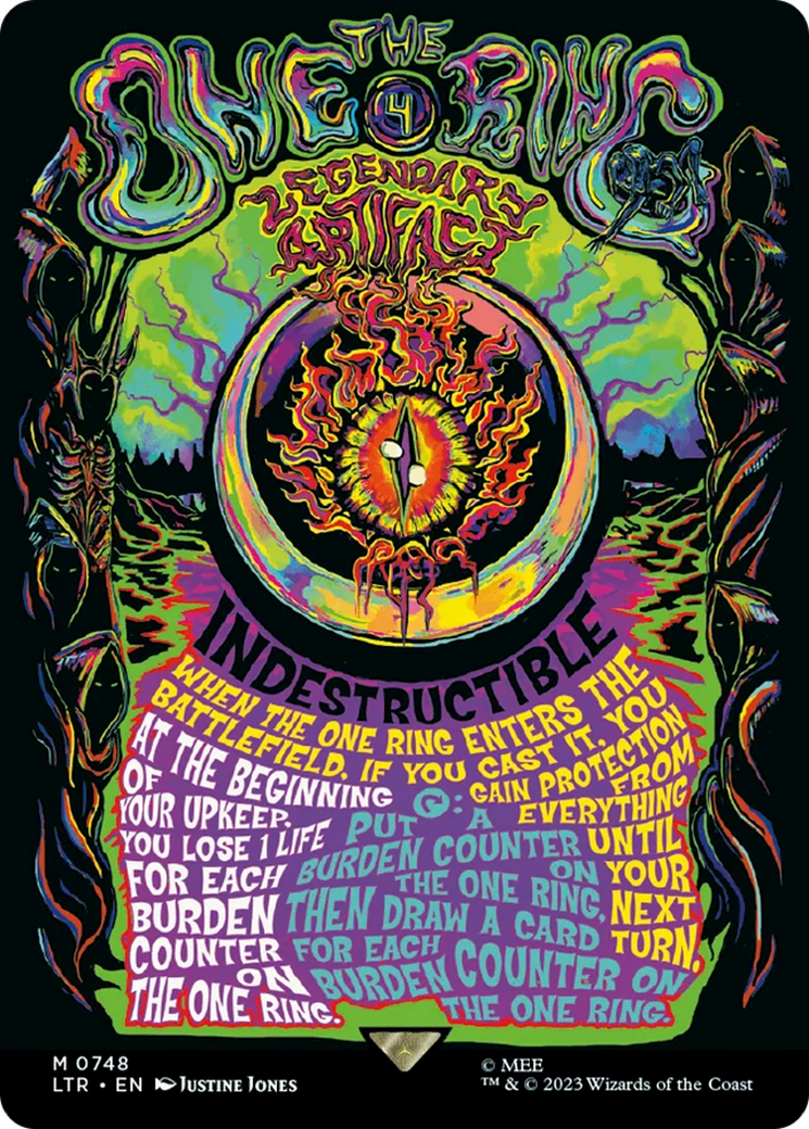 The One Ring (Borderless Poster) (LTR-748) - The Lord of the Rings: Tales of Middle-earth