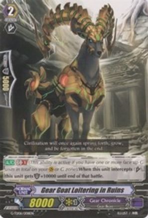 Gear Goat Loitering in Ruins (G-TD06/008EN) - G-TD06: Rallying Call of the Interspectral Dragon