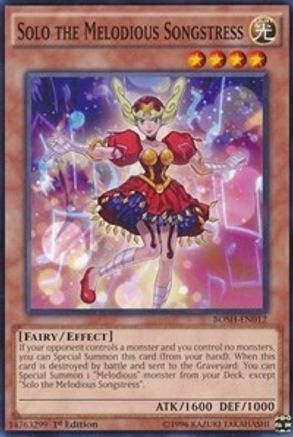 Solo the Melodious Songstress (BOSH-EN012) - Breakers of Shadow 1st Edition