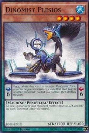 Dinomist Plesios (BOSH-EN025) - Breakers of Shadow 1st Edition