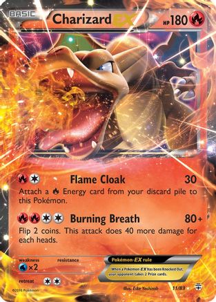 Charizard EX 011/83 - Holofoil Generations - Ultra Rare