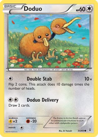 Doduo 055/83 - Reverse Holofoil Generations - Common