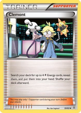 Clemont 059/83 - Reverse Holofoil Generations - Uncommon
