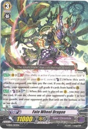 Fate Wheel Dragon (G-SD01/003EN) - G-Start Deck 1: Odyssey of the Interspatial Dragon
