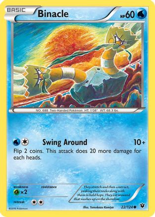 Binacle 022/124 XY Fates Collide - Common