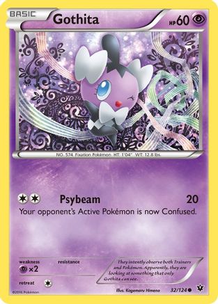 Gothita 032/124 XY Fates Collide - Common