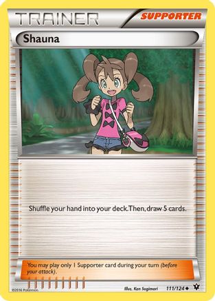 Shauna 111 - Reverse Holofoil XY Fates Collide - Uncommon