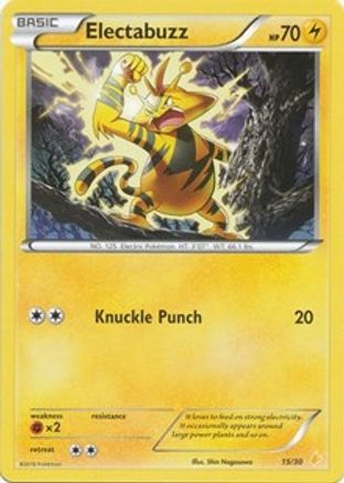 Electabuzz (15) 015 XY Trainer Kit Pikachu Libre & Suicune - Common