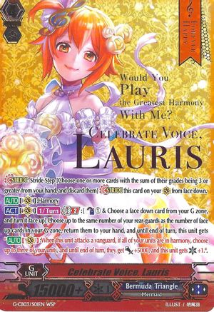 Celebrate Voice, Lauris (Wedding SP) (G-CB03/S01EN) - G-CB03: Blessing of Divas