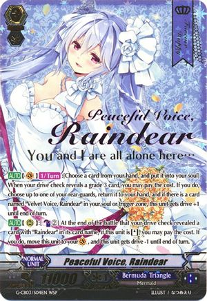 Peaceful Voice, Raindear (Wedding SP) (G-CB03/S04EN) - G-CB03: Blessing of Divas
