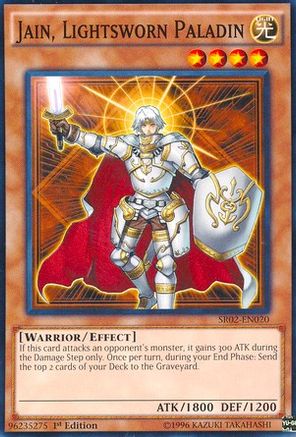 Jain, Lightsworn Paladin (SR02-EN020) - Structure Deck: Rise of the True Dragons 1st Edition