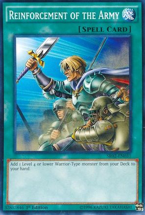 Reinforcement of the Army (SR02-EN031) - Structure Deck: Rise of the True Dragons 1st Edition