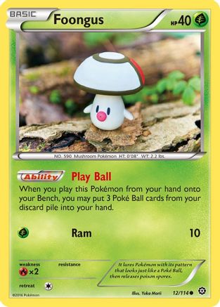 Foongus 012/114 XY Steam Siege - Common