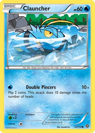 Clauncher 033/114 XY Steam Siege - Common