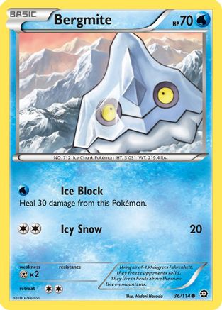 Bergmite 036/114 XY Steam Siege - Common