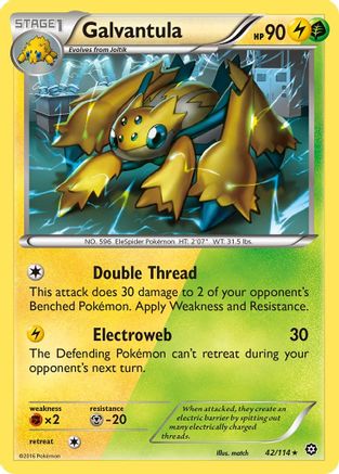 Galvantula 042/114 XY Steam Siege - Rare