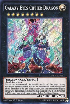 Galaxy-Eyes Cipher Dragon (DRL3-EN029) - Dragons of Legend: Unleashed 1st Edition