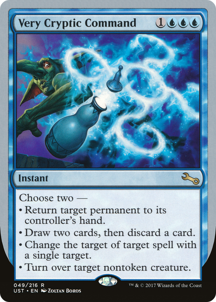 Very Cryptic Command (D) (UST-49D) - Unstable Foil