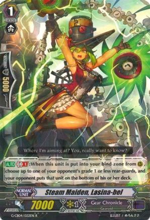Steam Maiden, Lasina-bel (G-CB04/022EN) - G-CB04: Gear of Fate