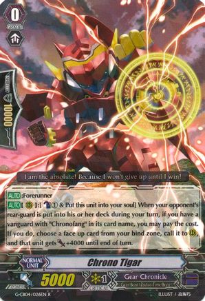 Chrono Tigar (G-CB04/026EN) - G-CB04: Gear of Fate