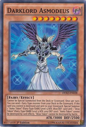 Darklord Asmodeus (DESO-EN038) - Destiny Soldiers 1st Edition