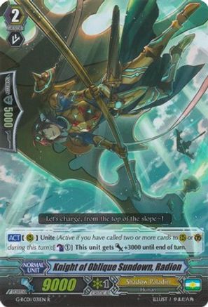 Knight of Oblique Sundown, Radion (G-RC01/031EN) - G-RC01: Revival Collection